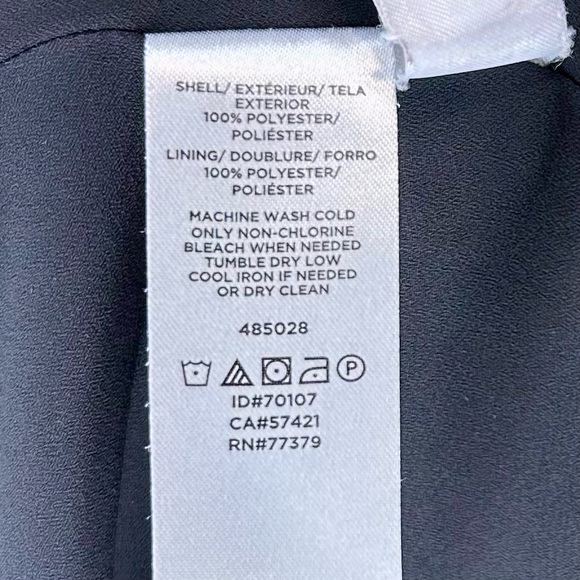 LOFT Black Floral Long Sleeve Dress Plus Size 18 - Picture 10 of 13